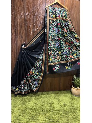 Silk Sarees with Kantha work