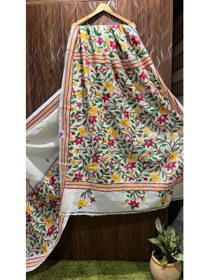 Silk Sarees with Kantha work