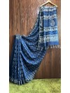 Blue Chanderi Silk