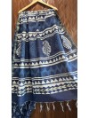 Blue Chanderi Silk