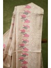 Desi Tussar Sarees with embroidery