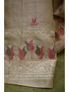 Desi Tussar Sarees with embroidery