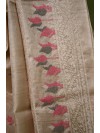 Desi Tussar Sarees with embroidery