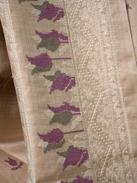 Desi Tussar Sarees with embroidery