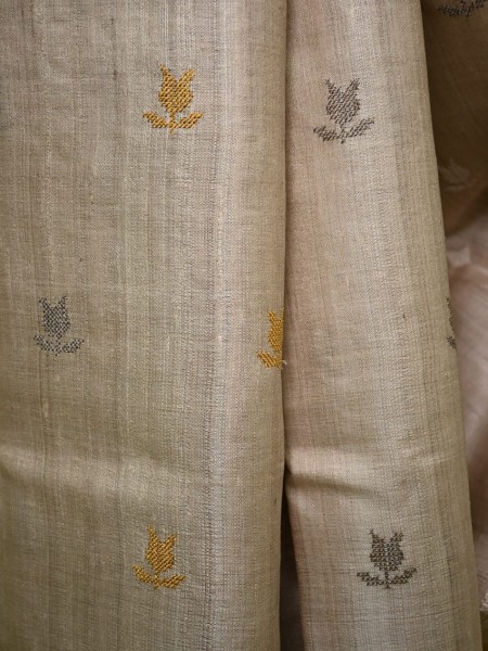 Desi Tussar Sarees with embroidery