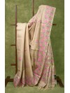 Desi Tussar Sarees with embroidery