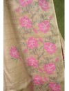 Desi Tussar Sarees with embroidery