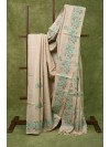 Desi Tussar Sarees with embroidery