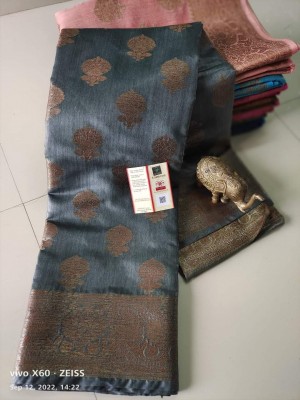 Pure Tussar Munga with Banarasi Designs