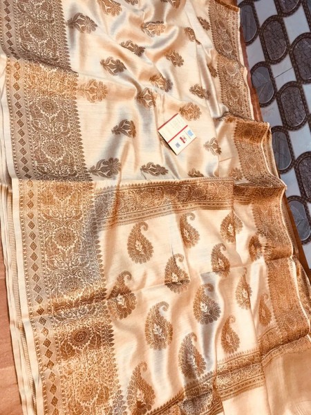 Pure Tussar Munga with Banarasi Designs