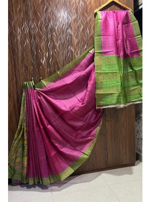 Tusser Silk Sarees